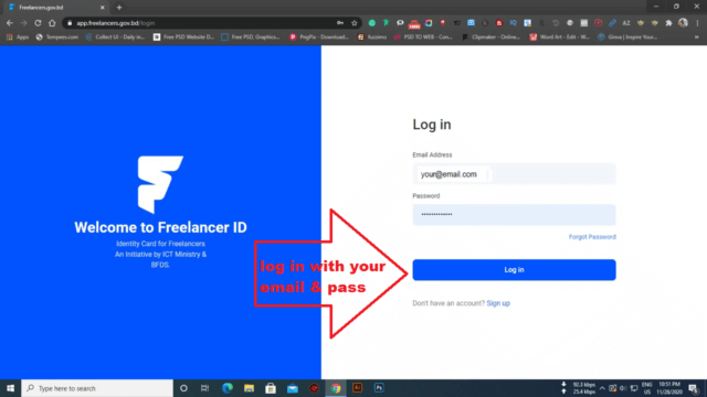 How to create a freelancer ID?