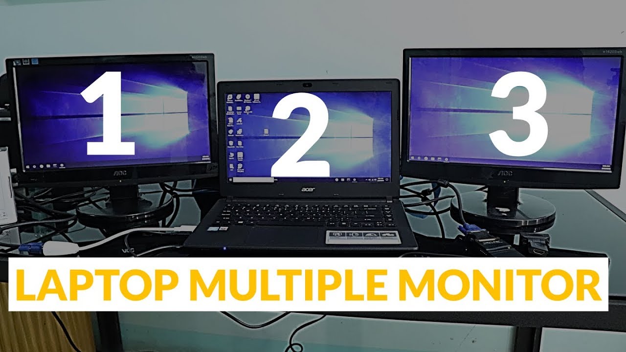 You are currently viewing 3 monitors on one laptop!  – Fulcrumy.com