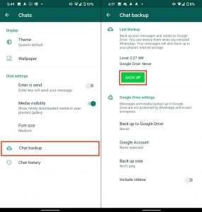 Read more about the article Backup WhatsApp Messages on Android to Google Drive