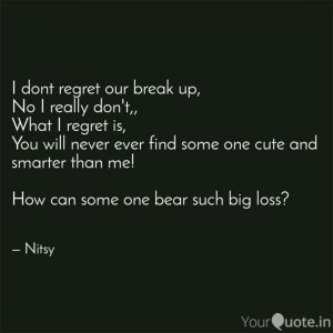 Read more about the article Break up?  Don’t regret the old relationship, because.