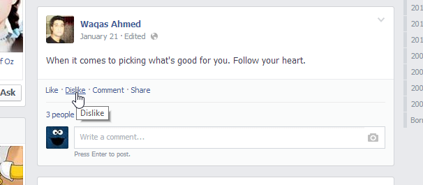 You are currently viewing Facebook can add dislike button!