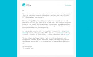 Read more about the article Google Helpout is closing