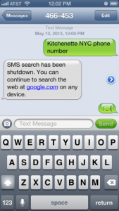 Read more about the article Google is stopping SMS search