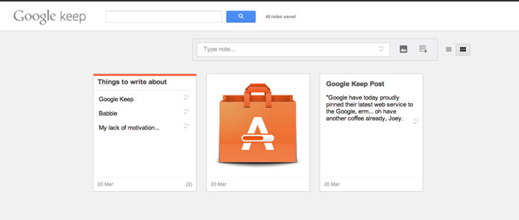 You are currently viewing Google launches new online note-taking service “Google Keep”
