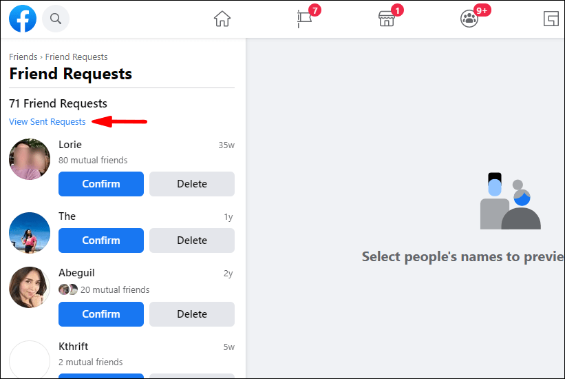 You are currently viewing How to view your friend requests sent on Facebook