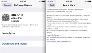 Read more about the article IOS 8.1.3 Update: Storage Problem Solved