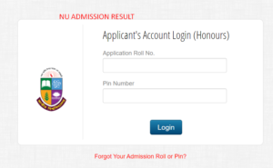 Read more about the article National University Admission Results – No Admission Test (2015-16)