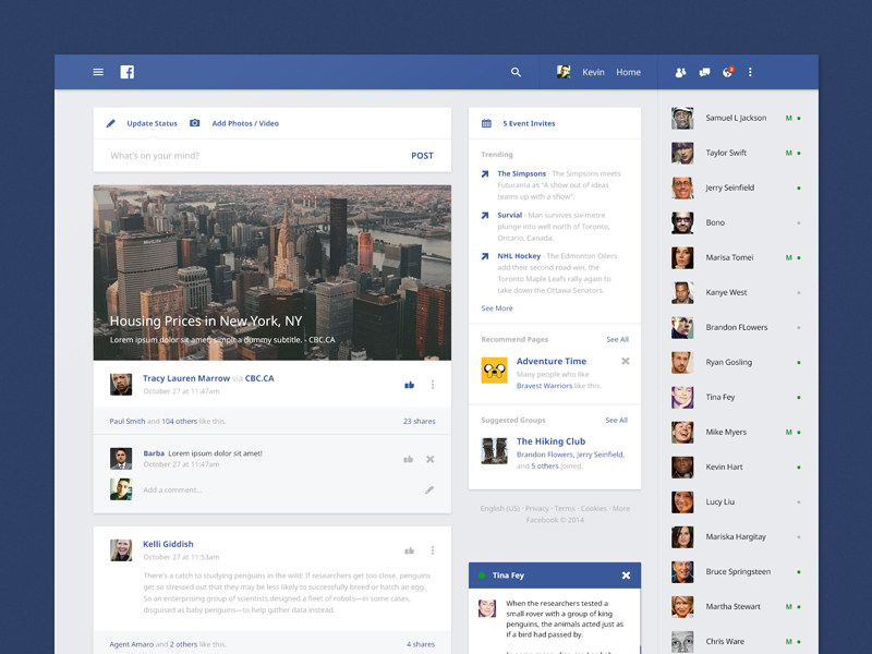 You are currently viewing New material design in Facebook’s Android app