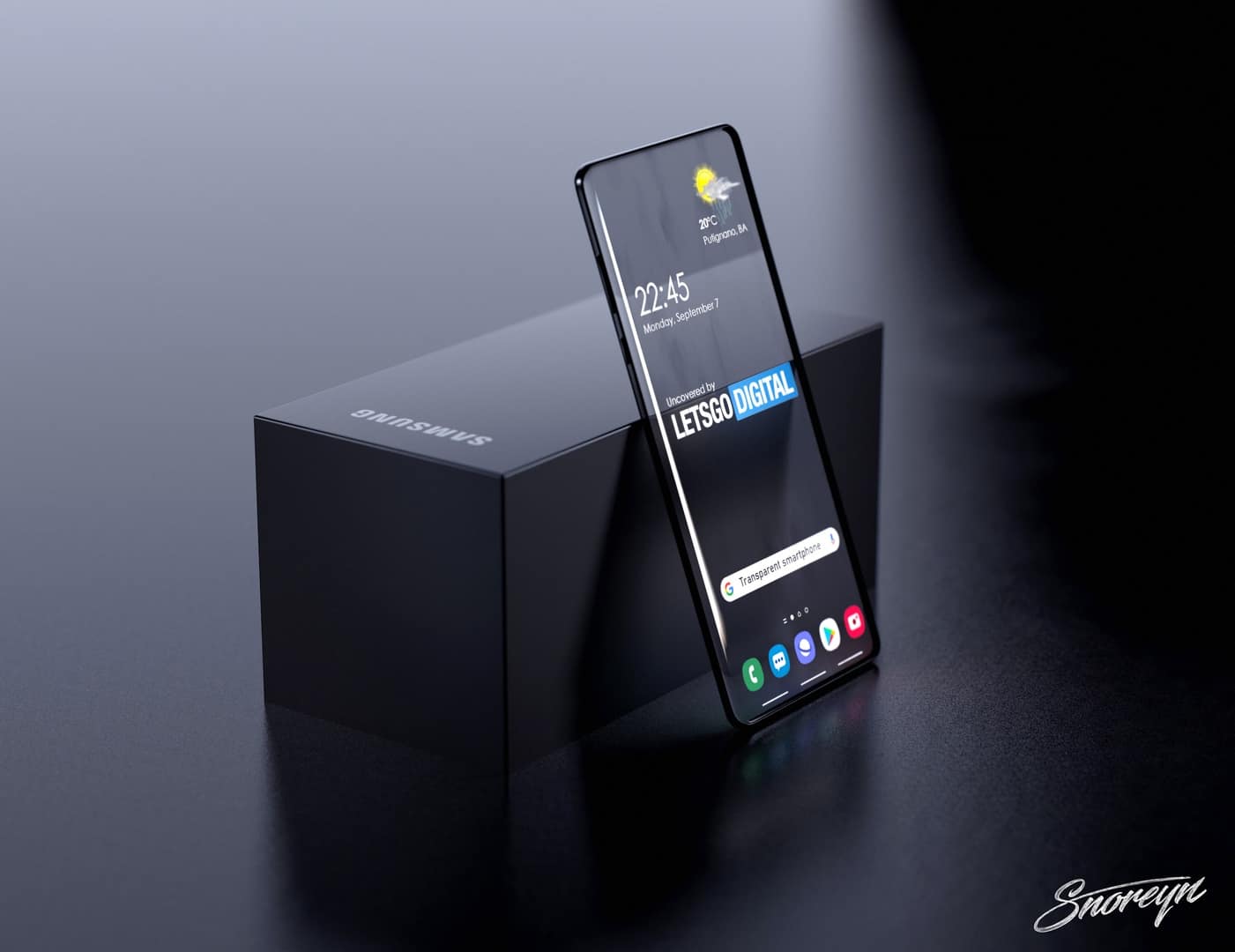 You are currently viewing Now the transparent smartphone is made!