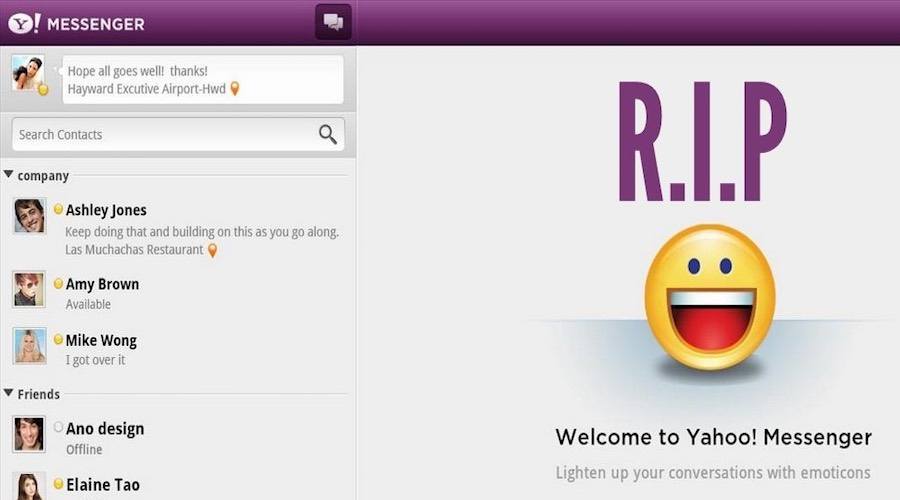 Read more about the article Old Yahoo Messenger is shutting down