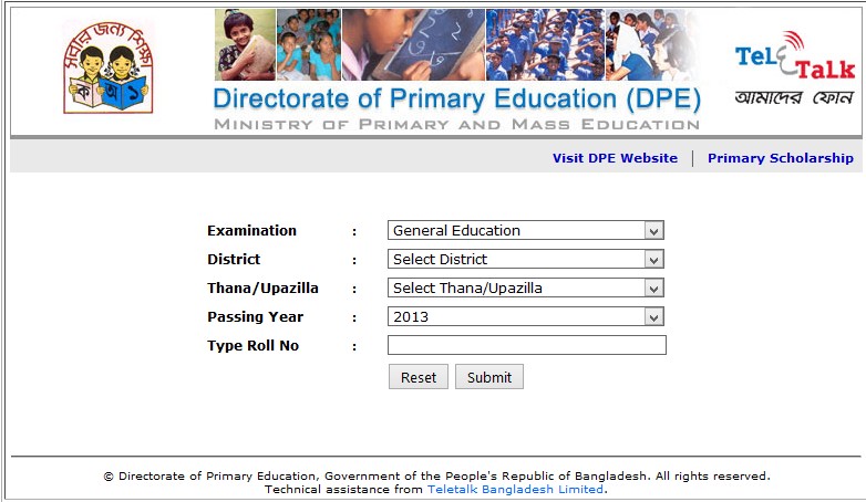 You are currently viewing PSC 2013 – Primary pass rate 96.56%, Ibtedayi 95.60%