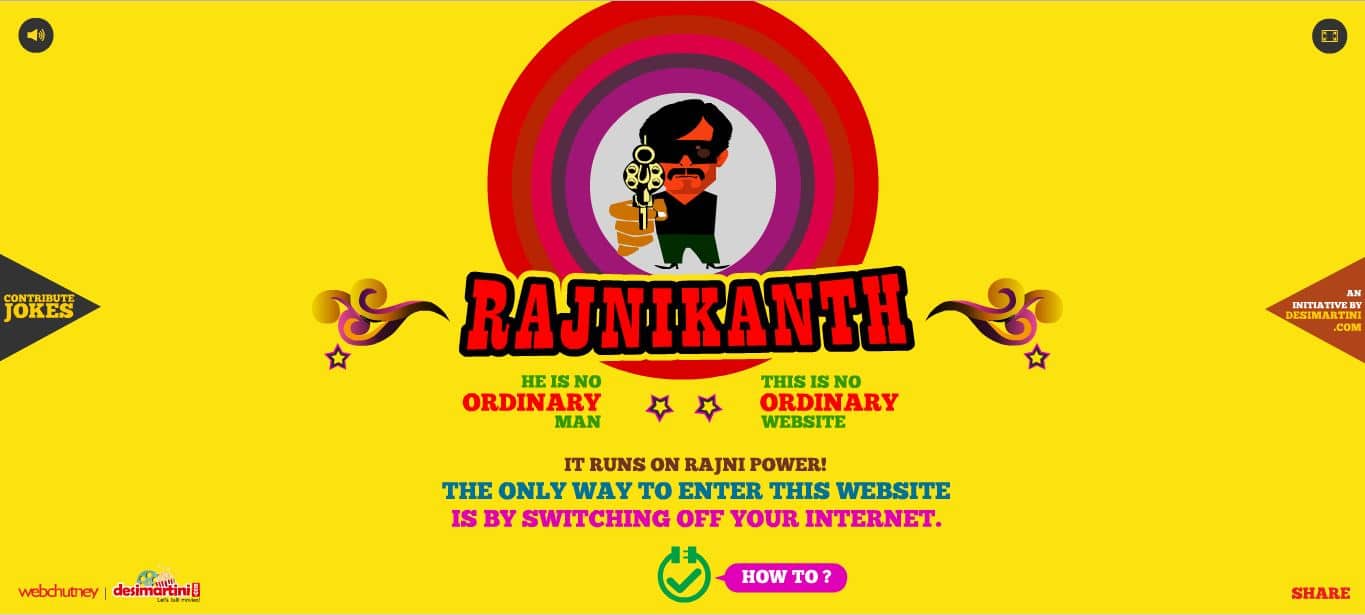 You are currently viewing Rajinikanth’s website goes without internet!