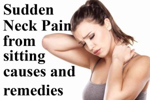 Read more about the article Sudden neck pain from sitting?  Can’t turn the neck in any way?  Find out the causes and remedies.
