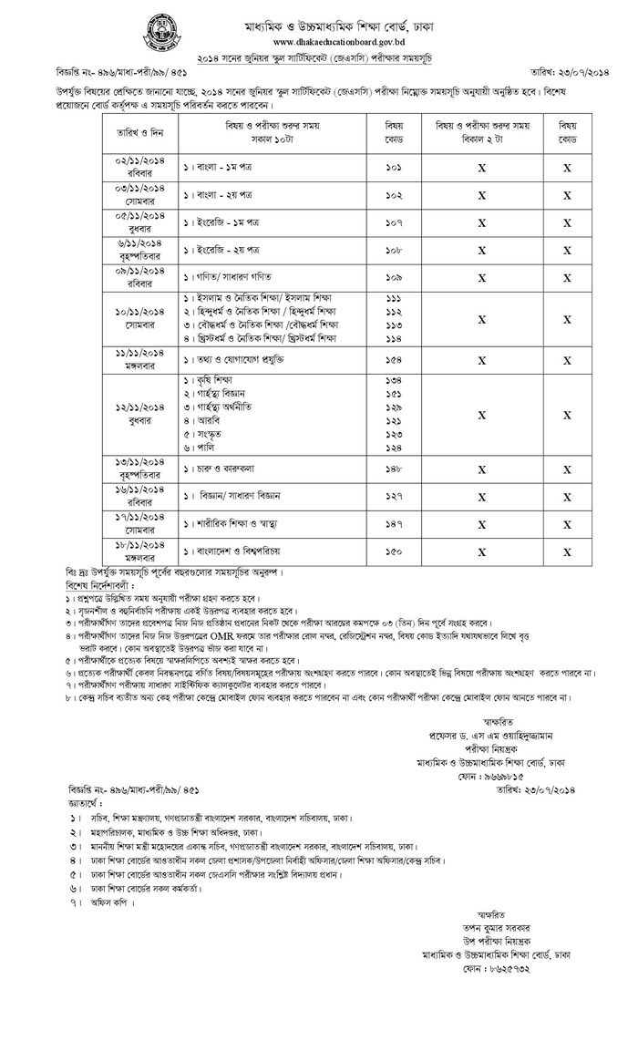 You are currently viewing The 2014 JSC exam started on November 2