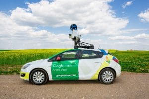 Read more about the article The Google Street View car was involved in the accident
