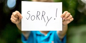 Read more about the article The habit of saying sorry in words?  Stop now, you can read misery!