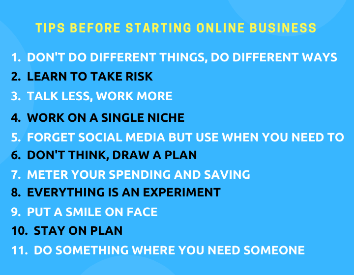 You are currently viewing Things to do before starting an online business
