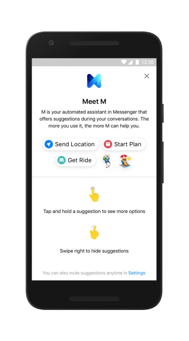 You are currently viewing Virtual assistant ‘M’ arrives on Facebook Messenger